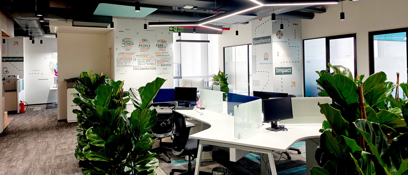 Office branding interior