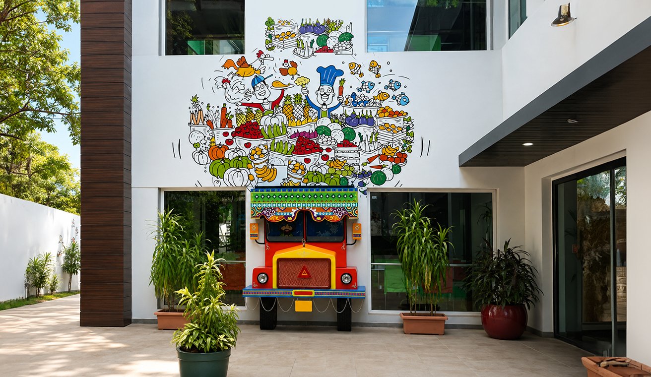 Office branding interior