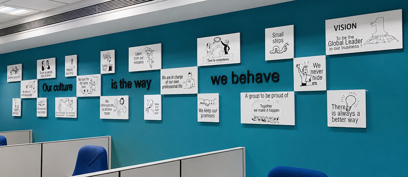 Office branding interior