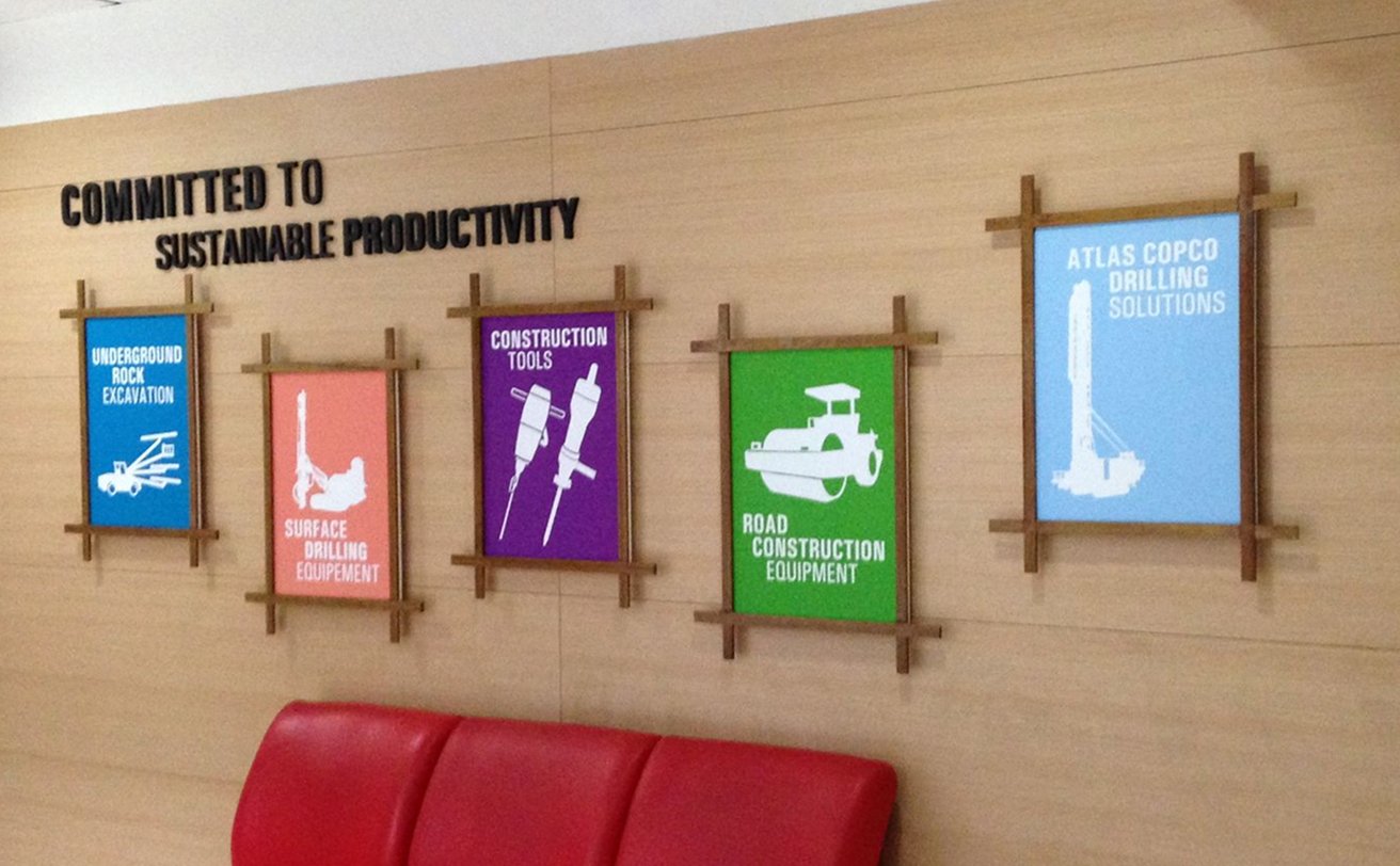 Office branding interior
