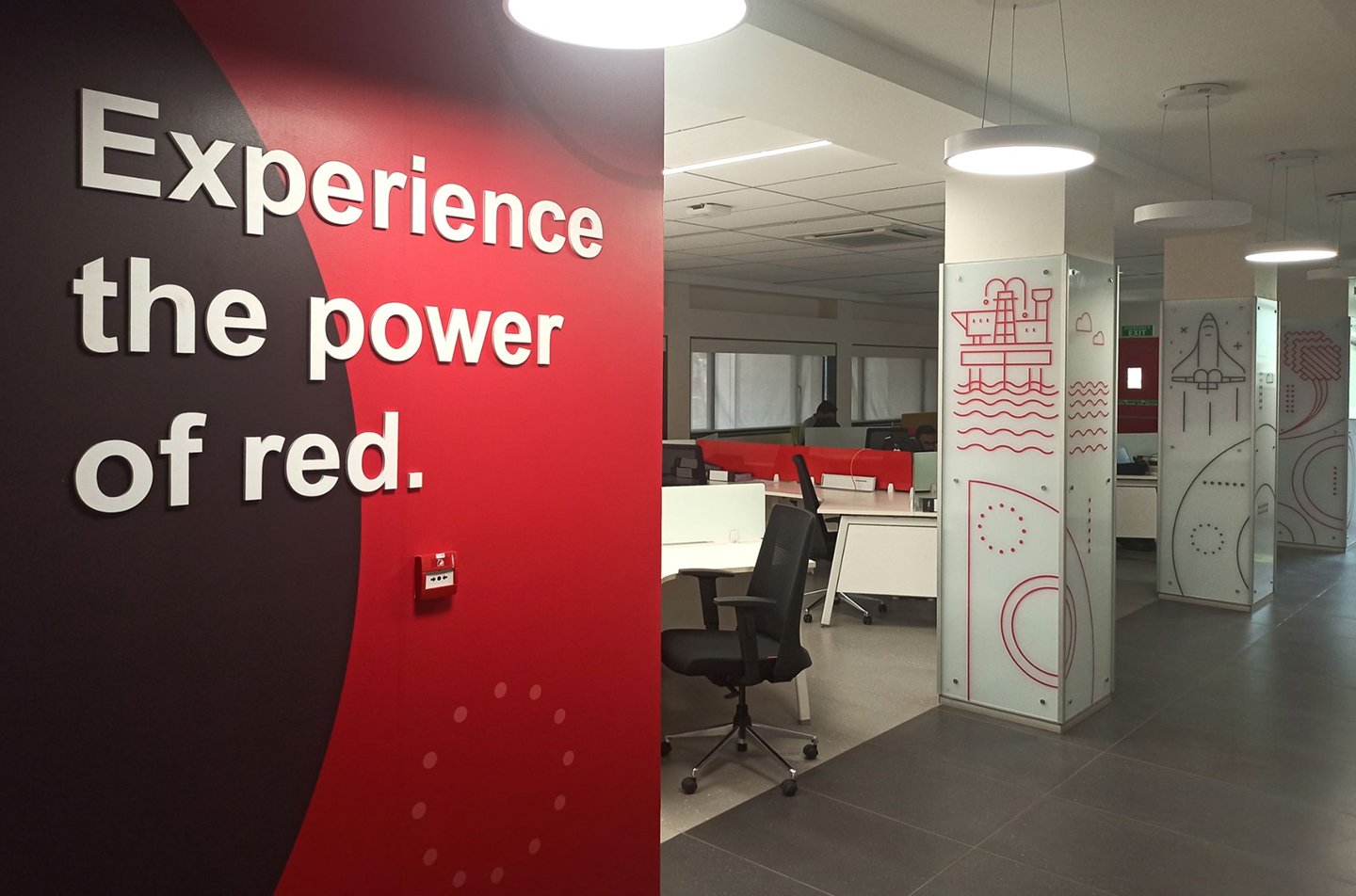 Office branding interior