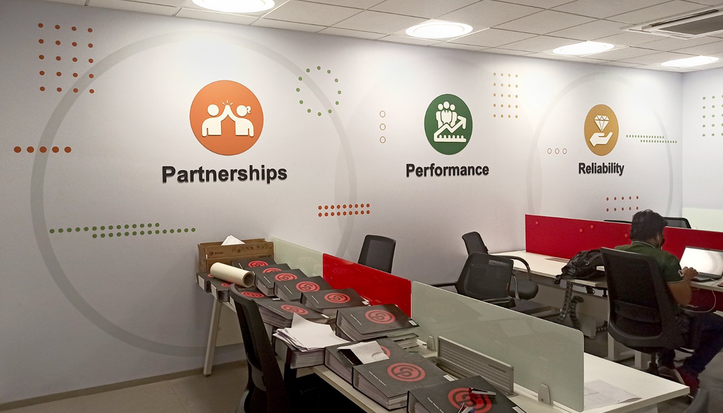 Office branding interior
