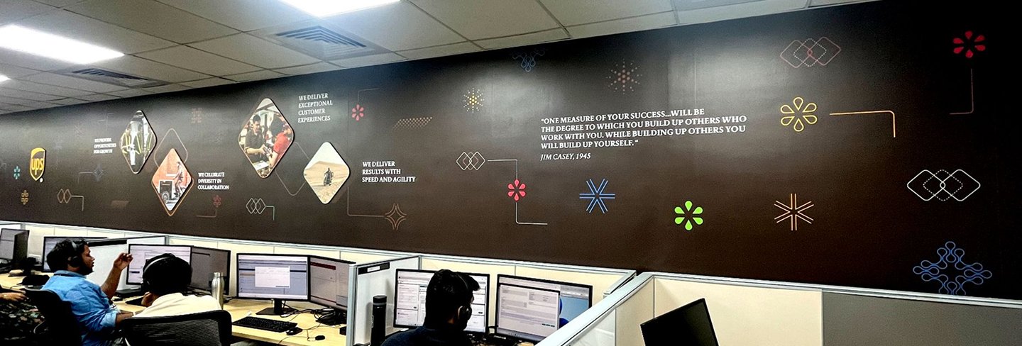 Office branding interior