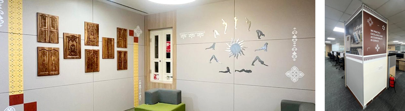 Office branding interior
