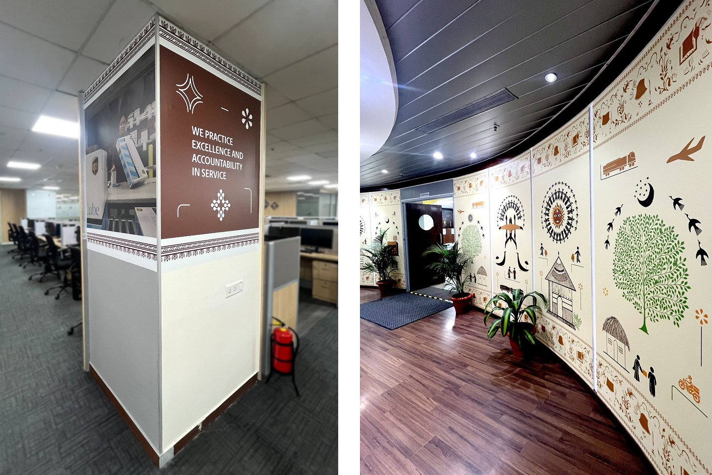 Office branding interior
