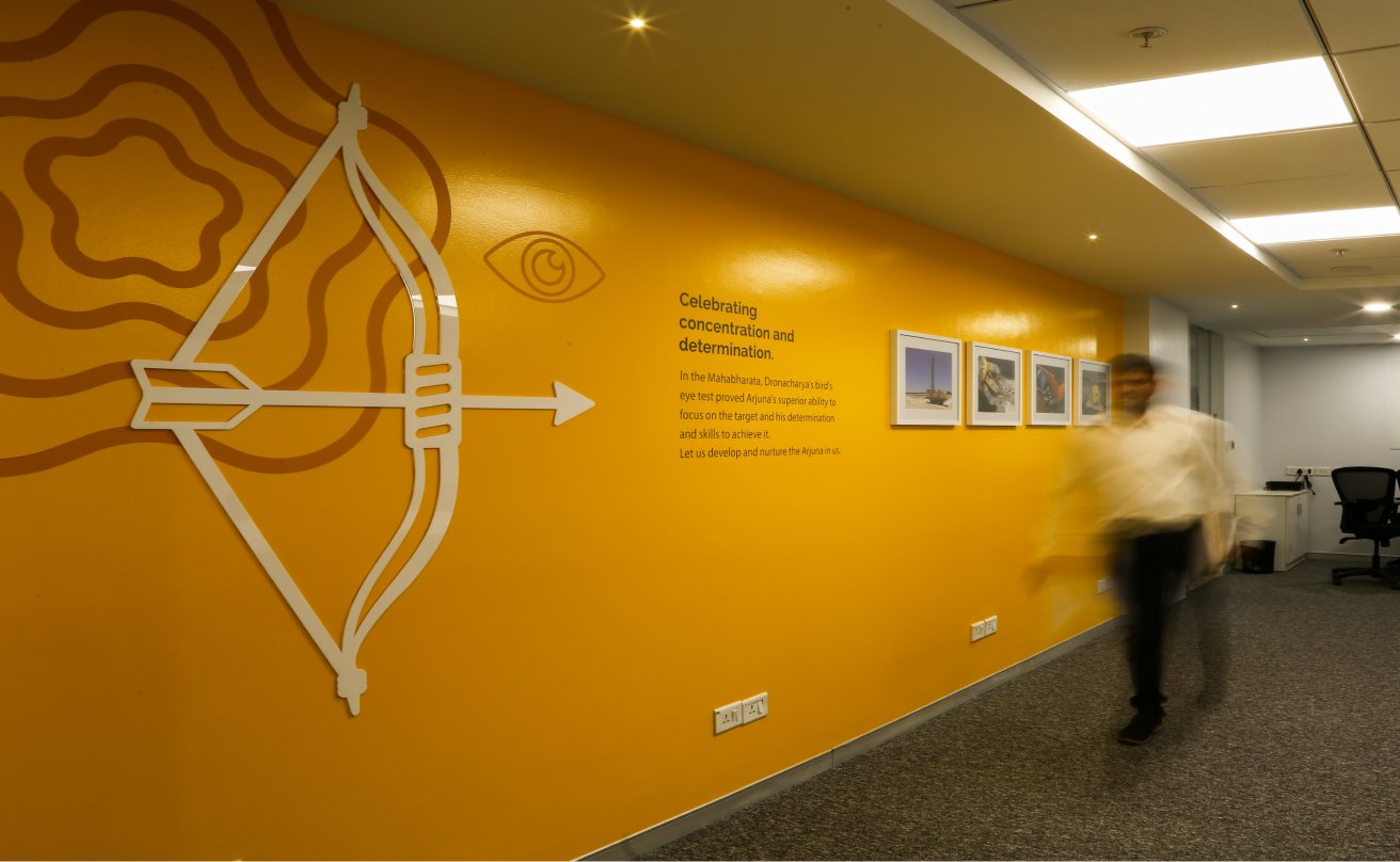 Office branding interior