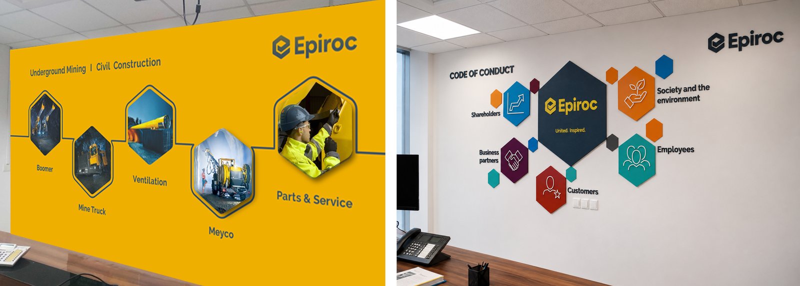 Office branding interior