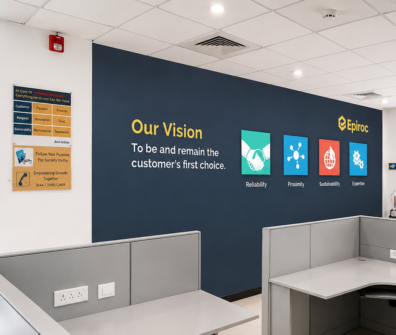 Office branding interior