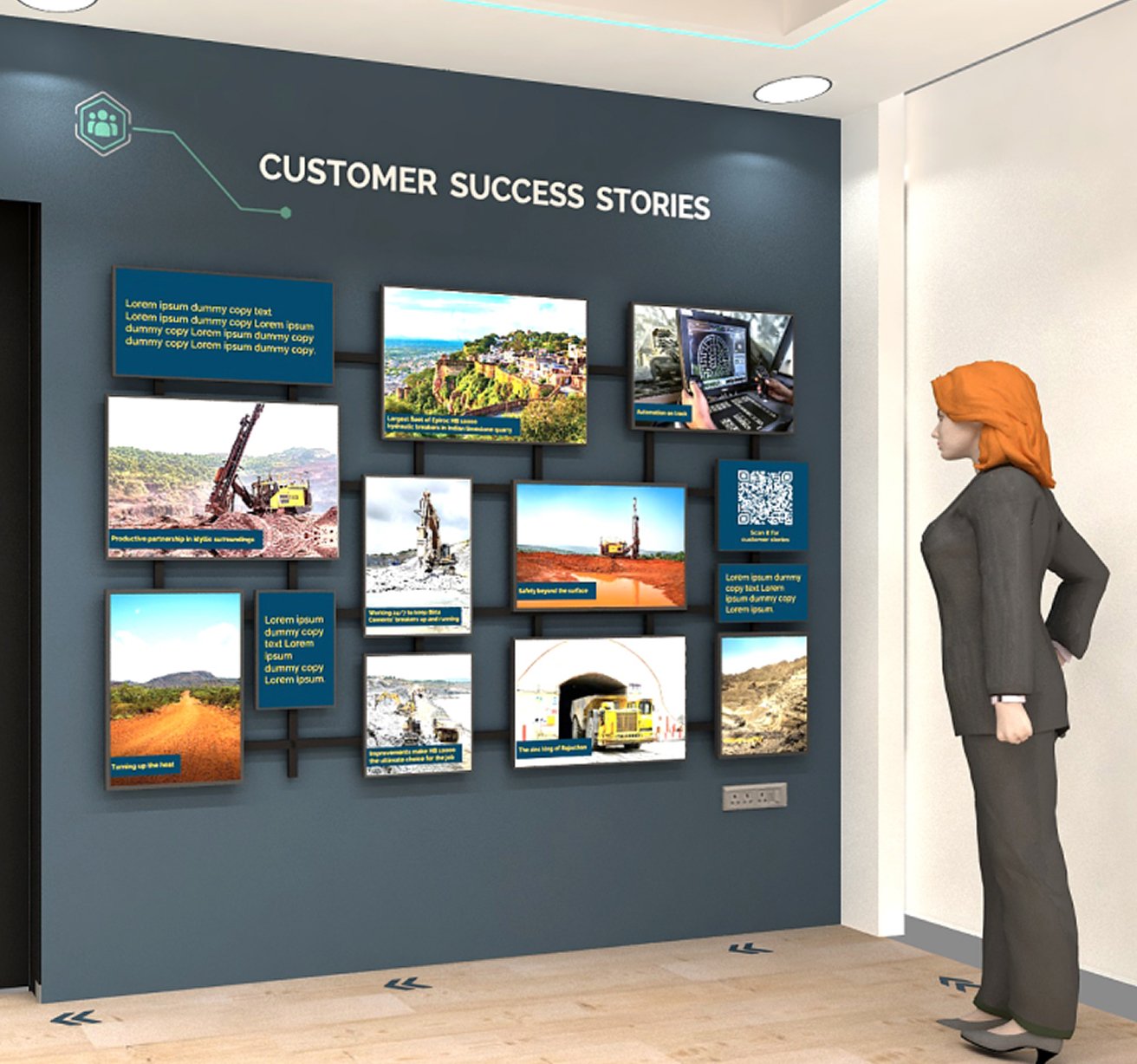 Office branding interior