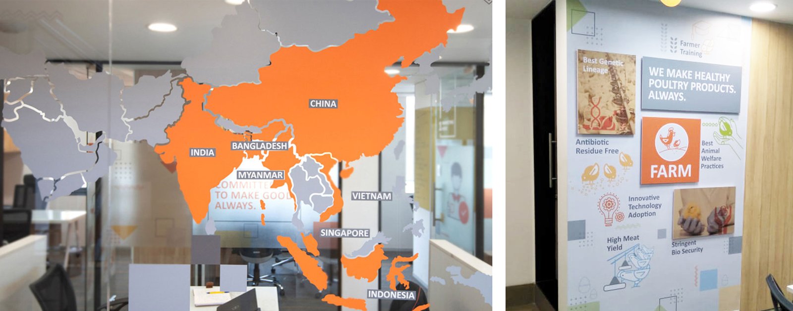 Office branding interior