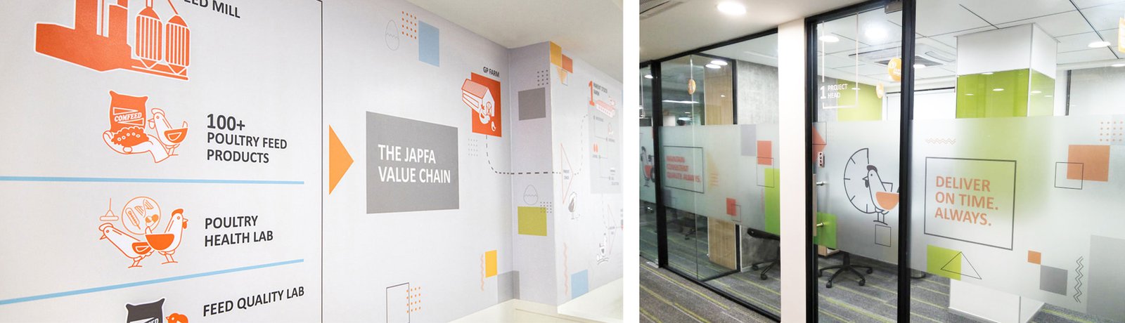 Office branding interior