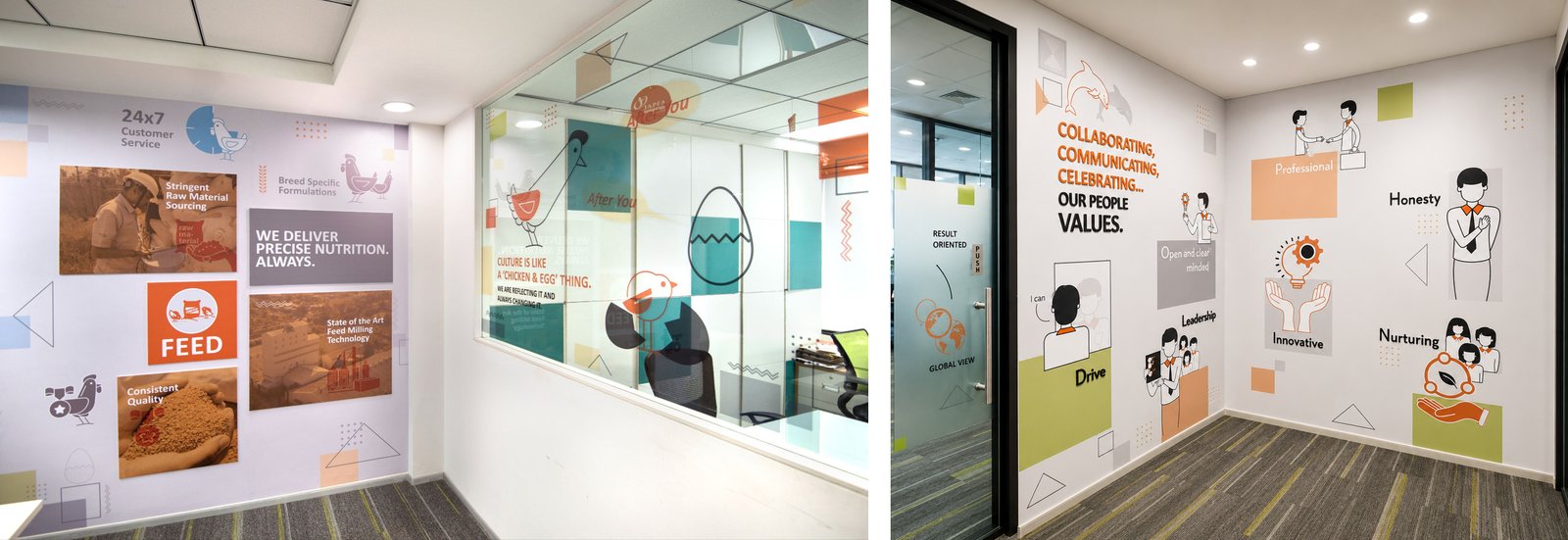 Office branding interior