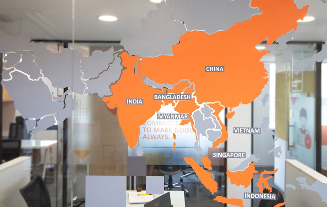 Office branding interior