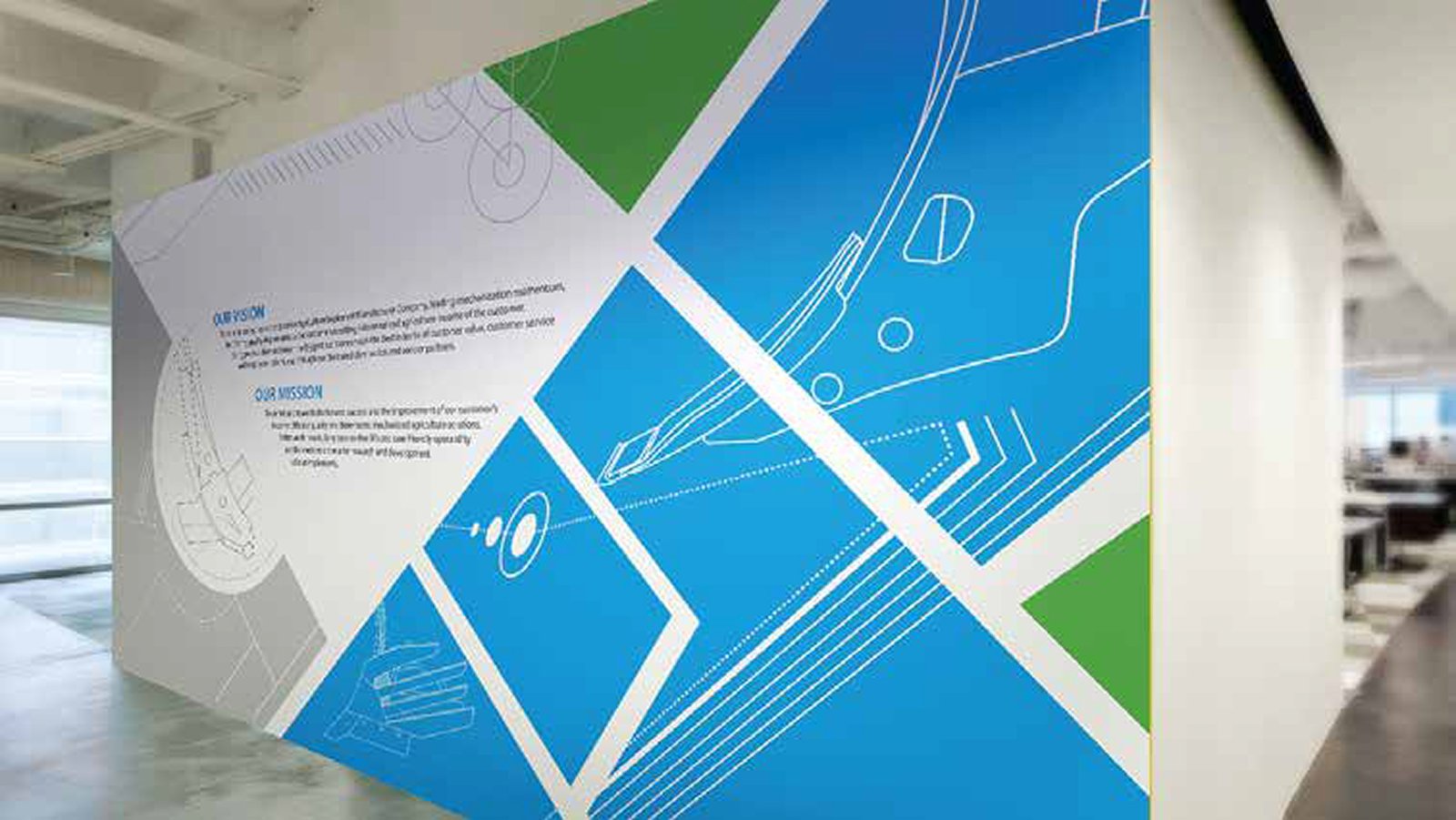 Office branding interior