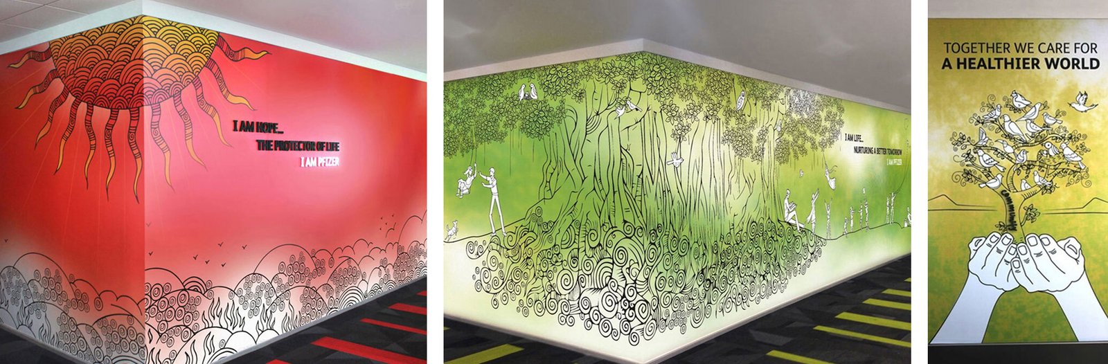 Office branding interior