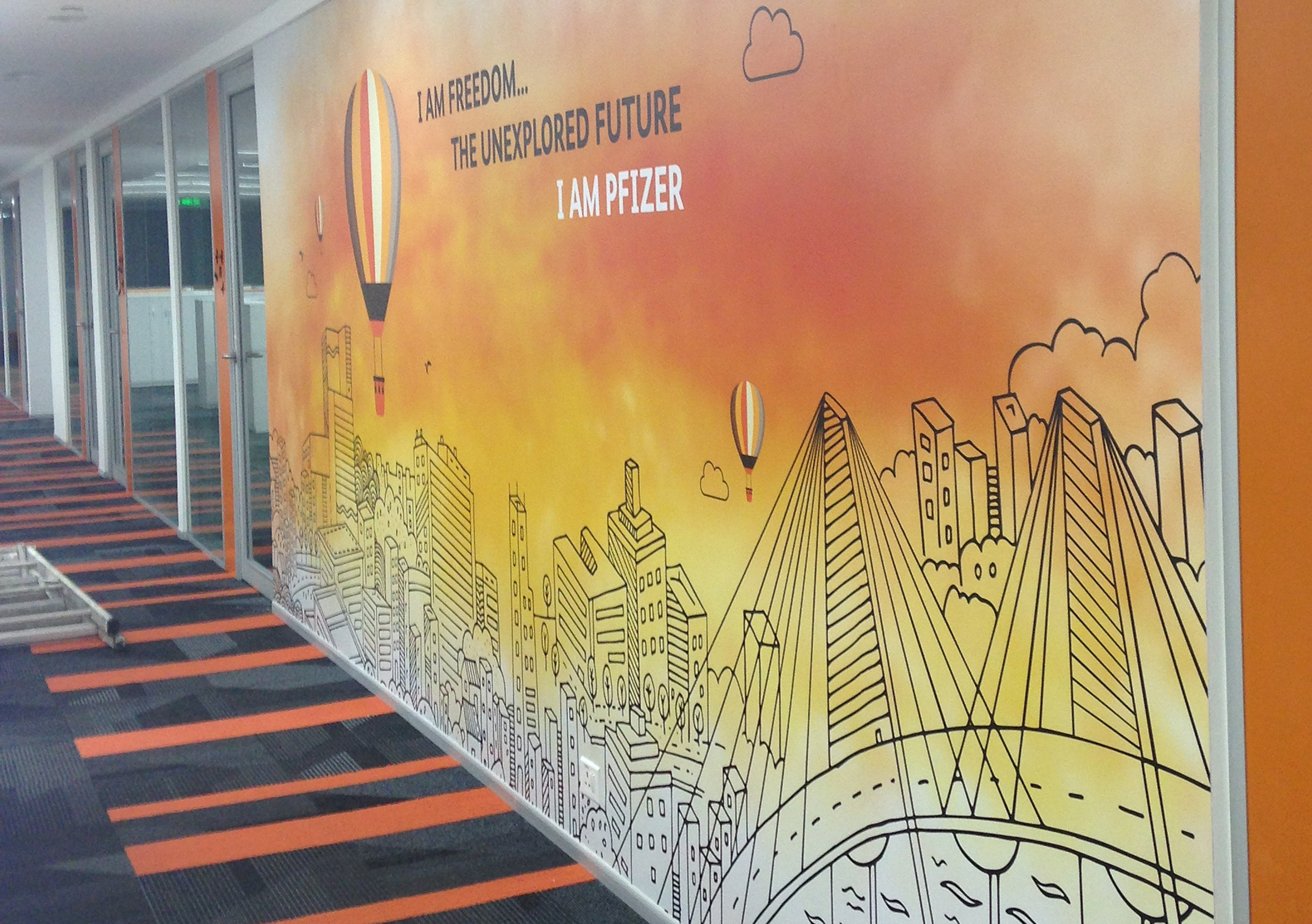 Office branding interior