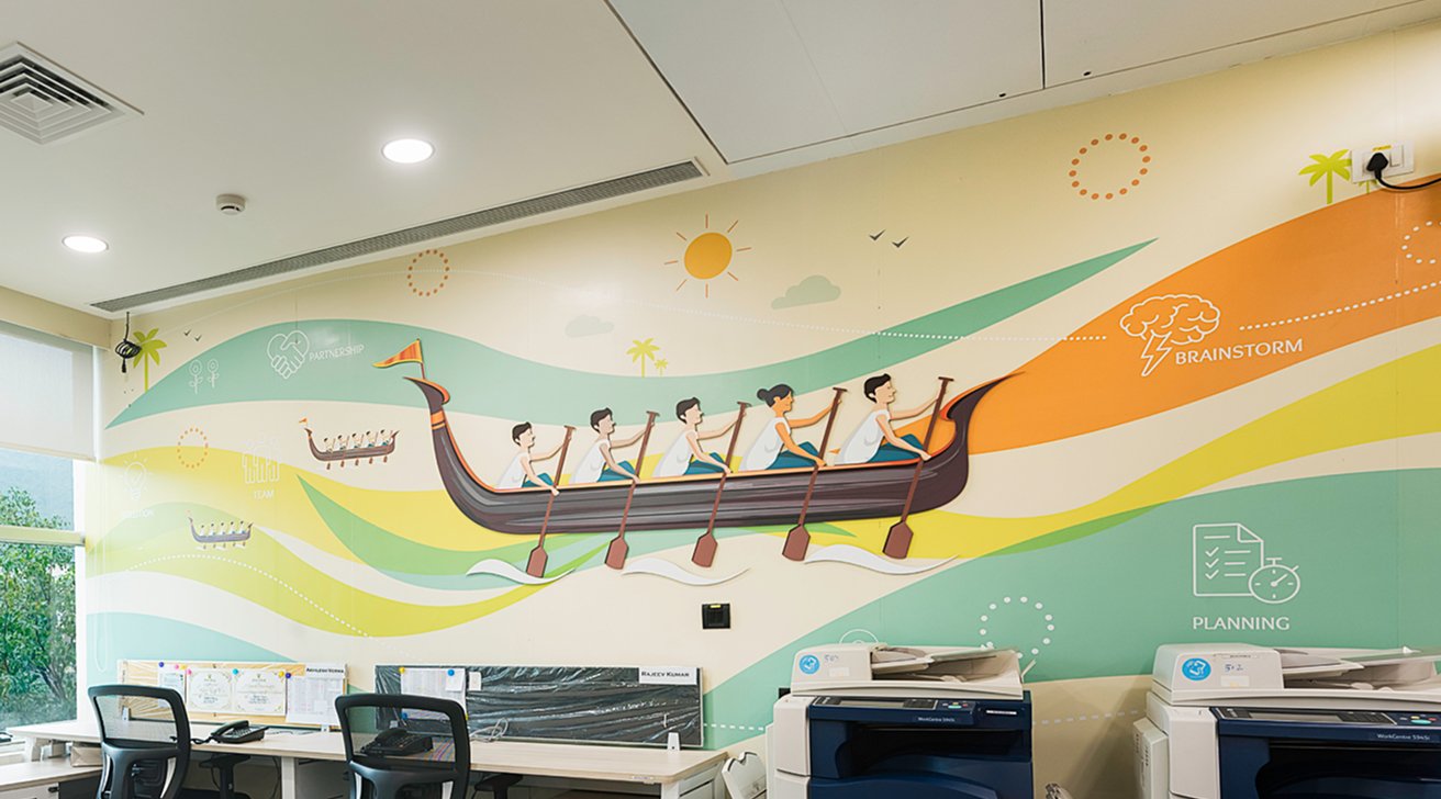 Office branding interior