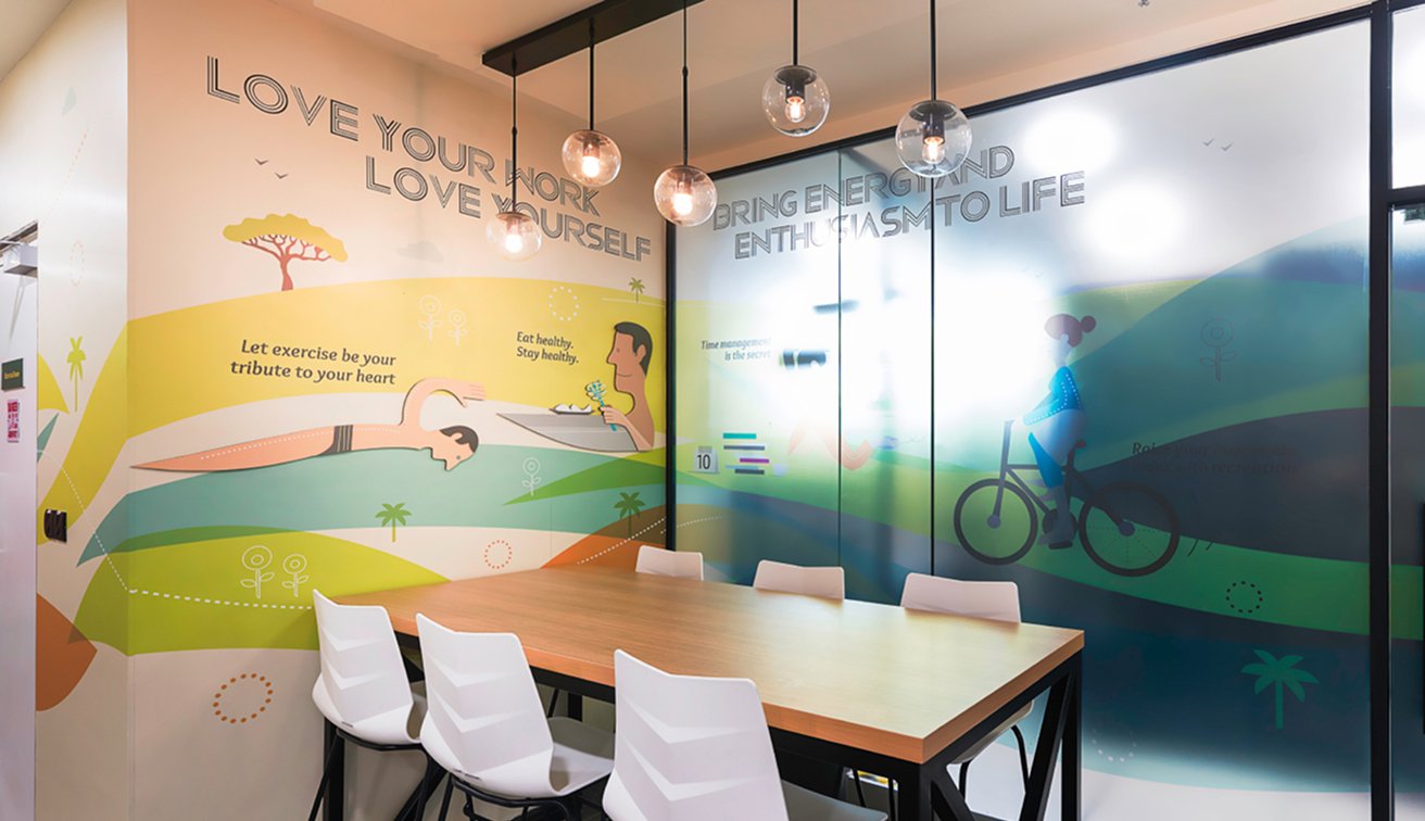 Office branding interior