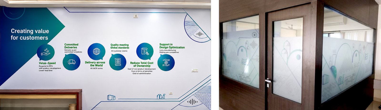 Office branding interior