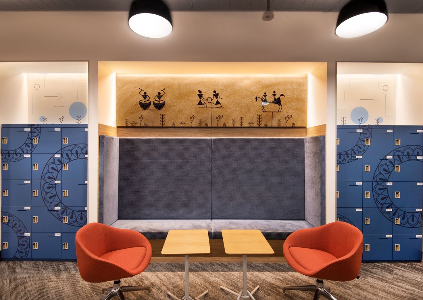 Office interior graphics