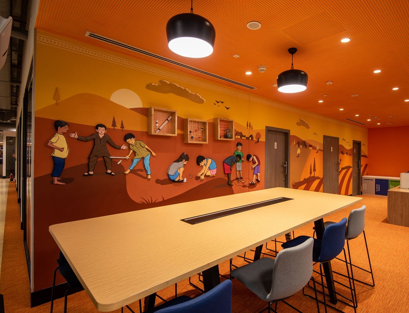Office branding interior