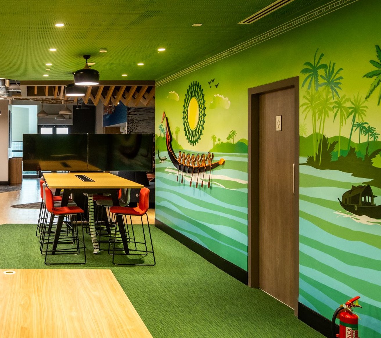 Office branding interior