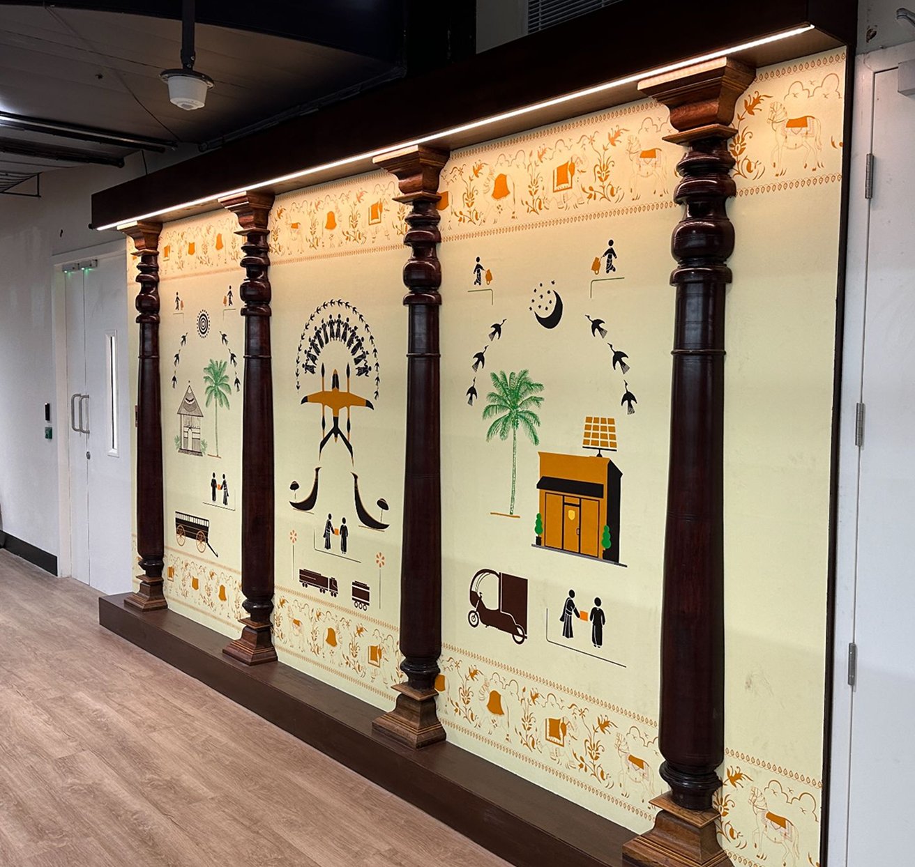 Office branding interior