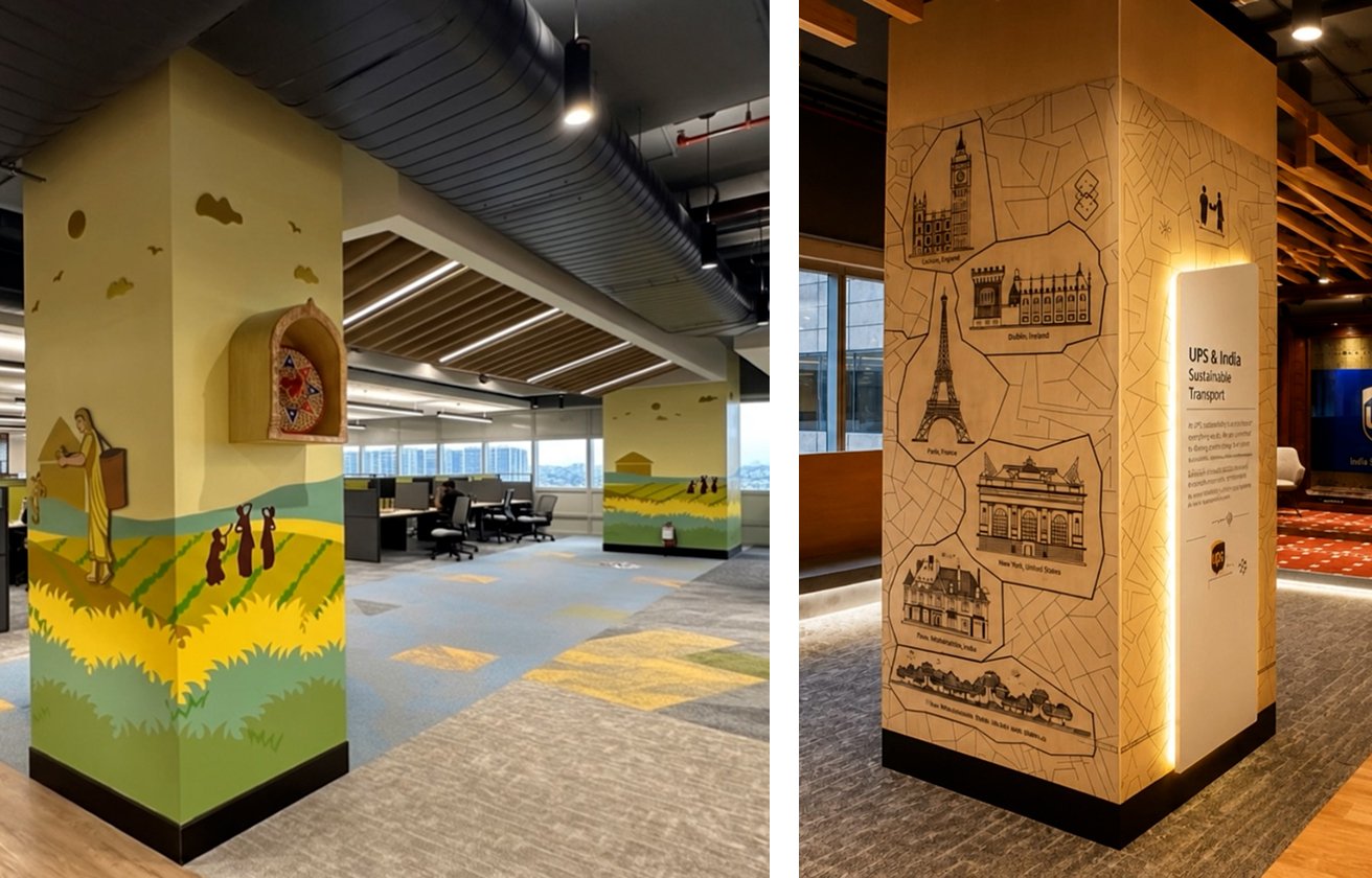 Office branding interior