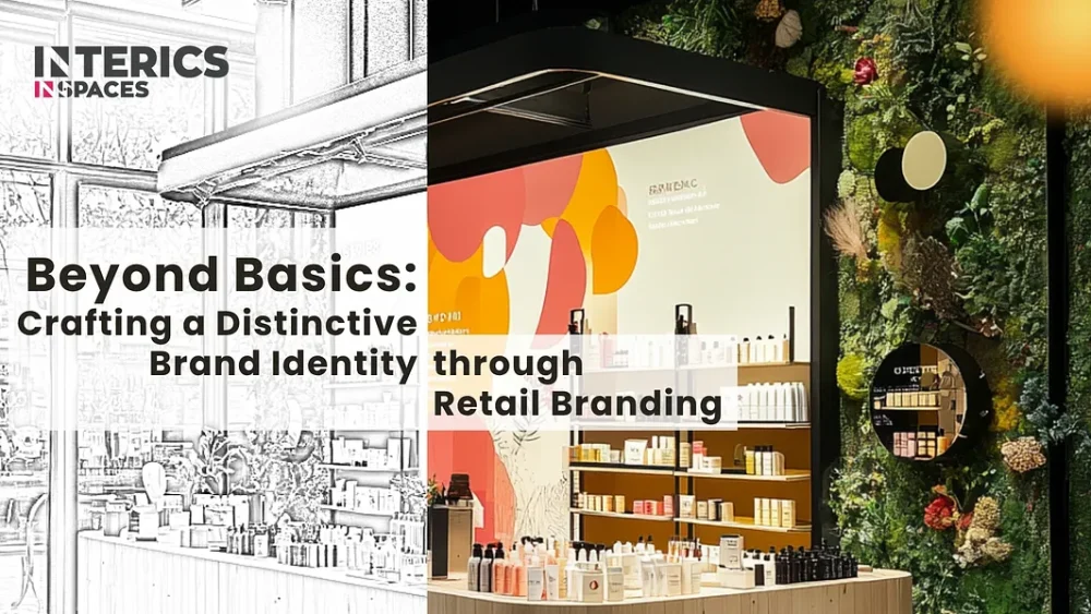 Retail branding transformation showcasing distinctive brand identity through immersive store design by Interics InSpaces