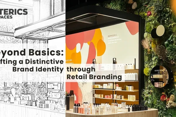 Retail branding transformation showcasing distinctive brand identity through immersive store design by Interics InSpaces